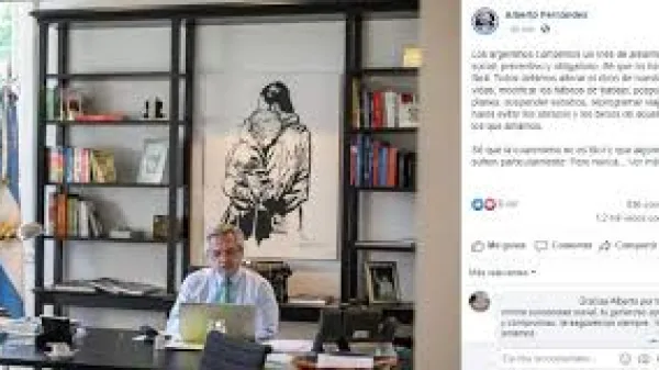 Un mes de aislamiento: la carta de Alberto Fernández a los argentinos