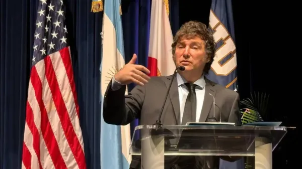 Javier Milei viajó a Estados Unidos en busca de un acuerdo de libre comercio