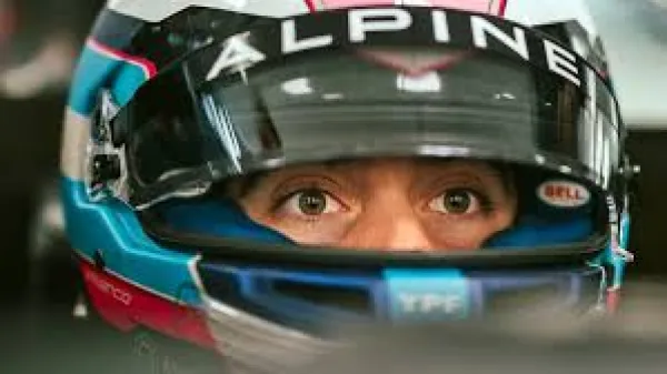 Color azul y rosa: así será el box de Franco Colapinto en Alpine para su regreso a la Fórmula 1