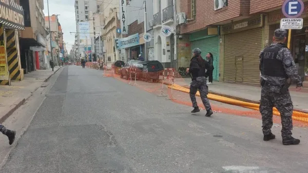 Una fuga de gas en calle Alvear generó preocupación y cortes de tránsito