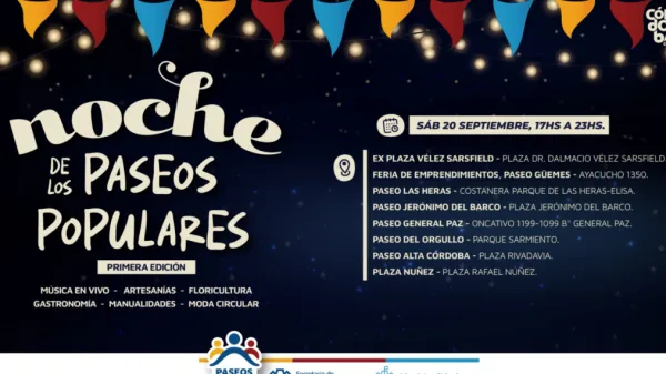 Este sábado llega "La Noche de los Paseos"