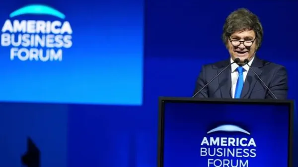 Javier Milei en el America Business Forum: "Logramos un plan de estabilización exitoso"