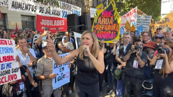 Incidentes y heridos en la protesta contra la reforma laboral: duras críticas de Myriam Bregman