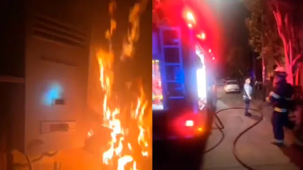 Incendio en un edificio en el Centro: trece personas se autoevacuaron