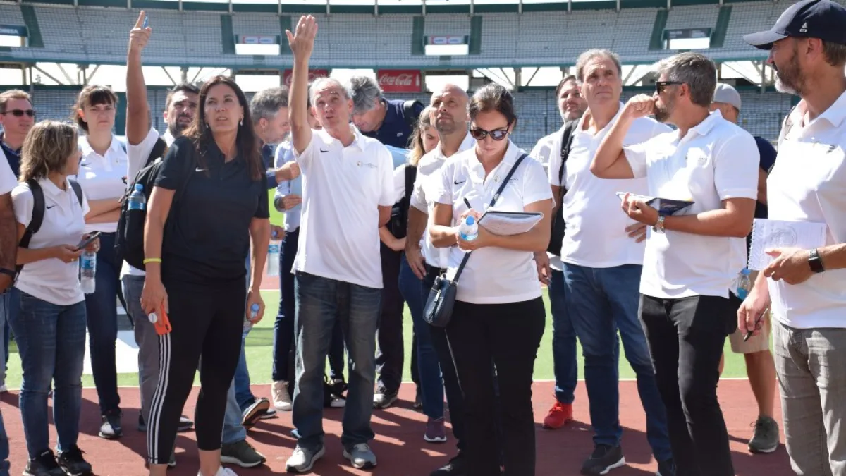 Autoridades de Conmebol realizaron una inspección en el Kempes
