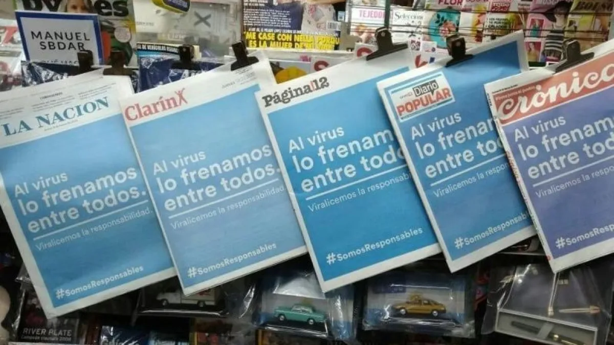 Los principales diarios del país unidos por un periodismo responsable ante la pandemia