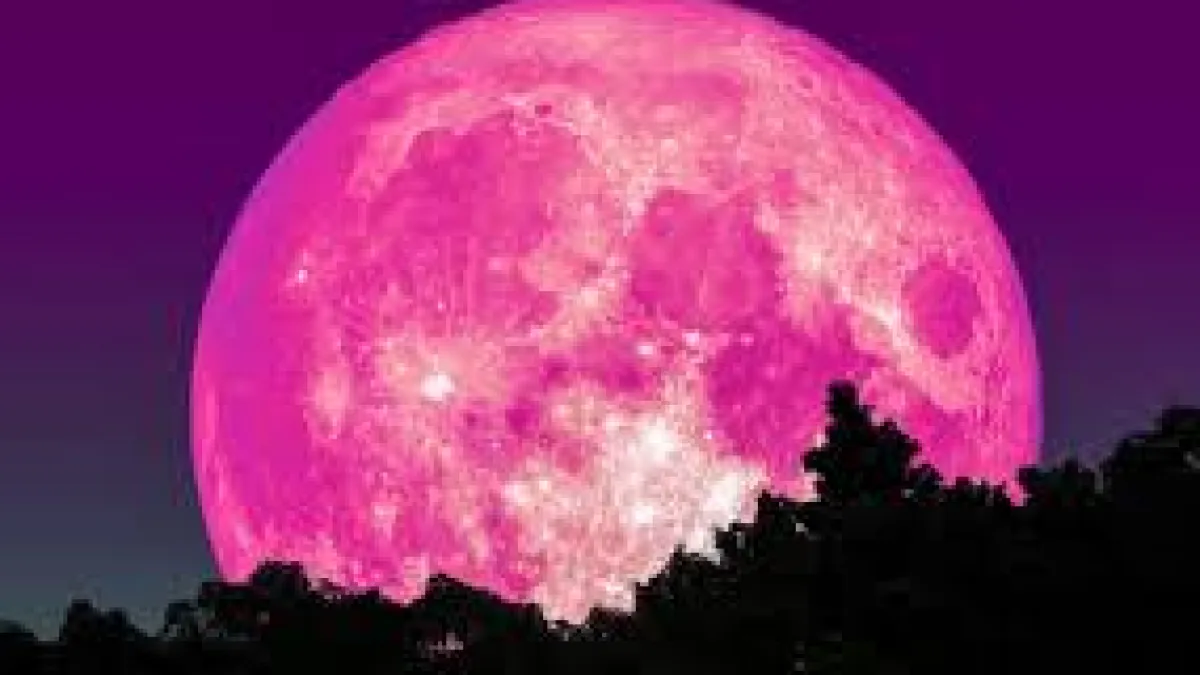 Esta noche se podrá observar la "superluna rosa"