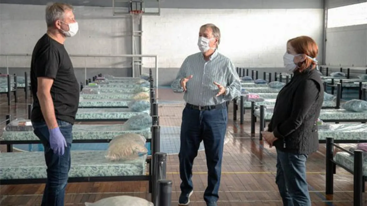 El estadio Kempes fue reacondicionado para recibir a pacientes en aislamiento
