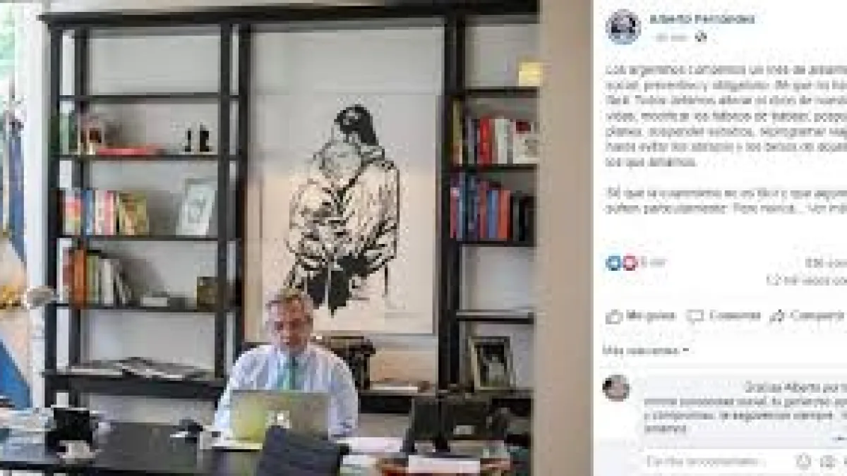 Un mes de aislamiento: la carta de Alberto Fernández a los argentinos