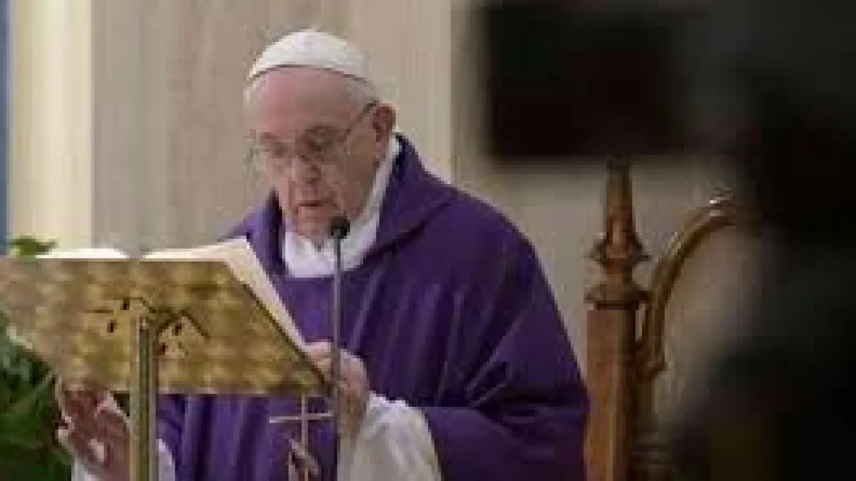 El Papa rezó por quienes trabajan en los medios de comunicación
