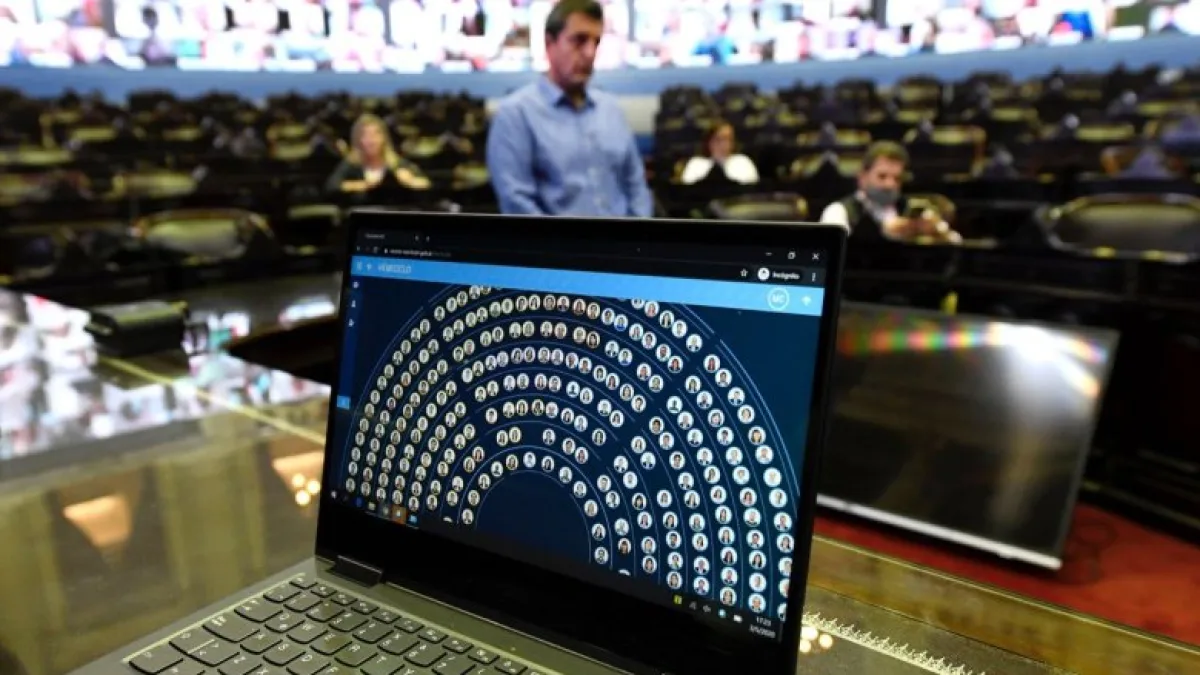 La Cámara de Diputados realiza esta tarde la primera sesión virtual