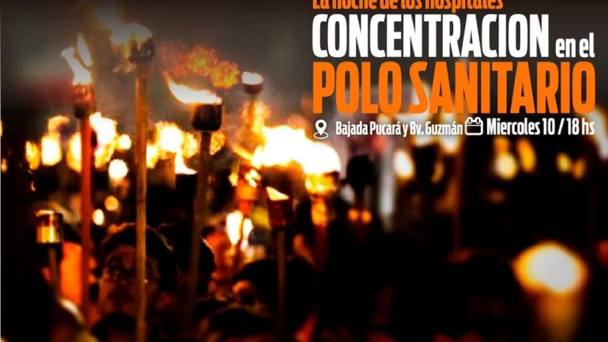 Trabajadores de la salud realizan esta tarde una marcha de antorchas