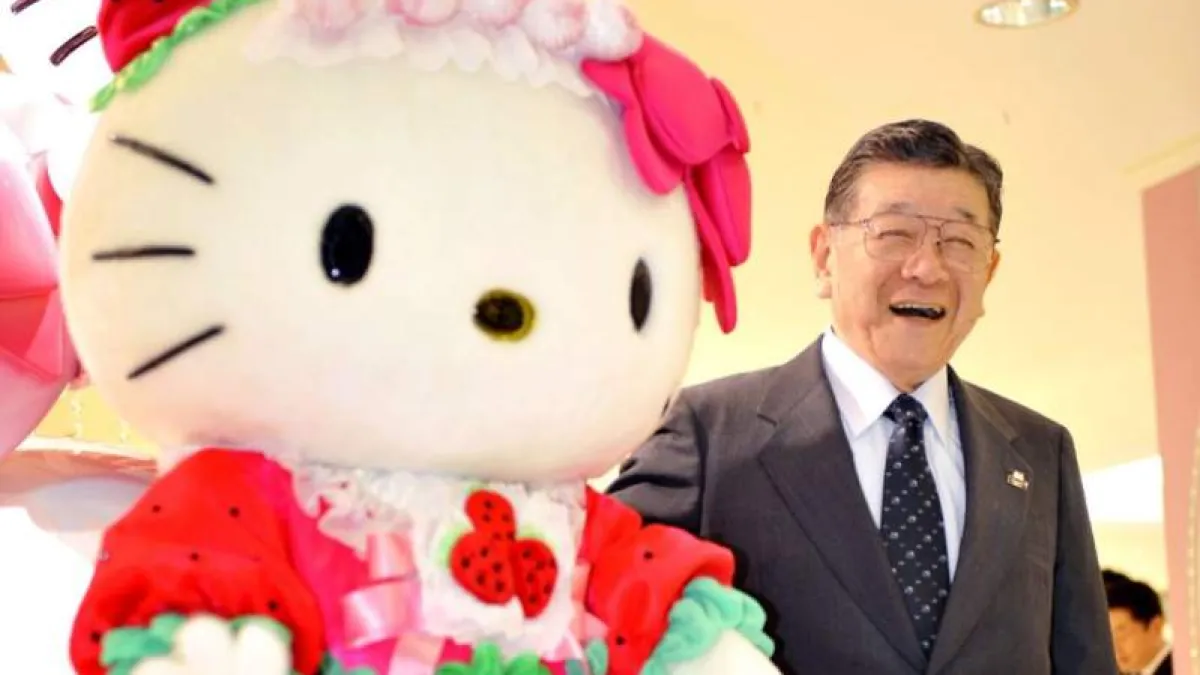 Cómo se creó Hello Kitty, la famosa caricatura de la compañía Sanrio cuyo fundador se jubila a los 92 años