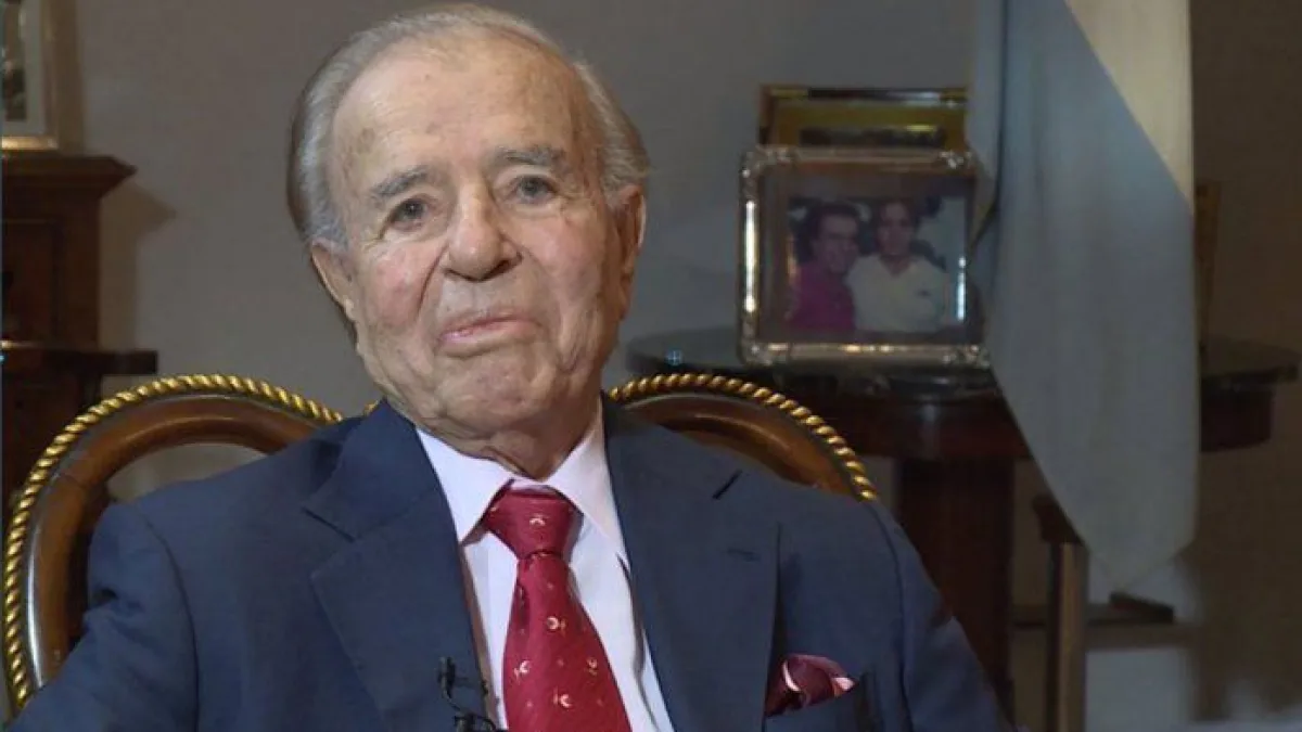 El ex presidente Menem internado por un cuadro de neumonía, dio negativo de Covid-19