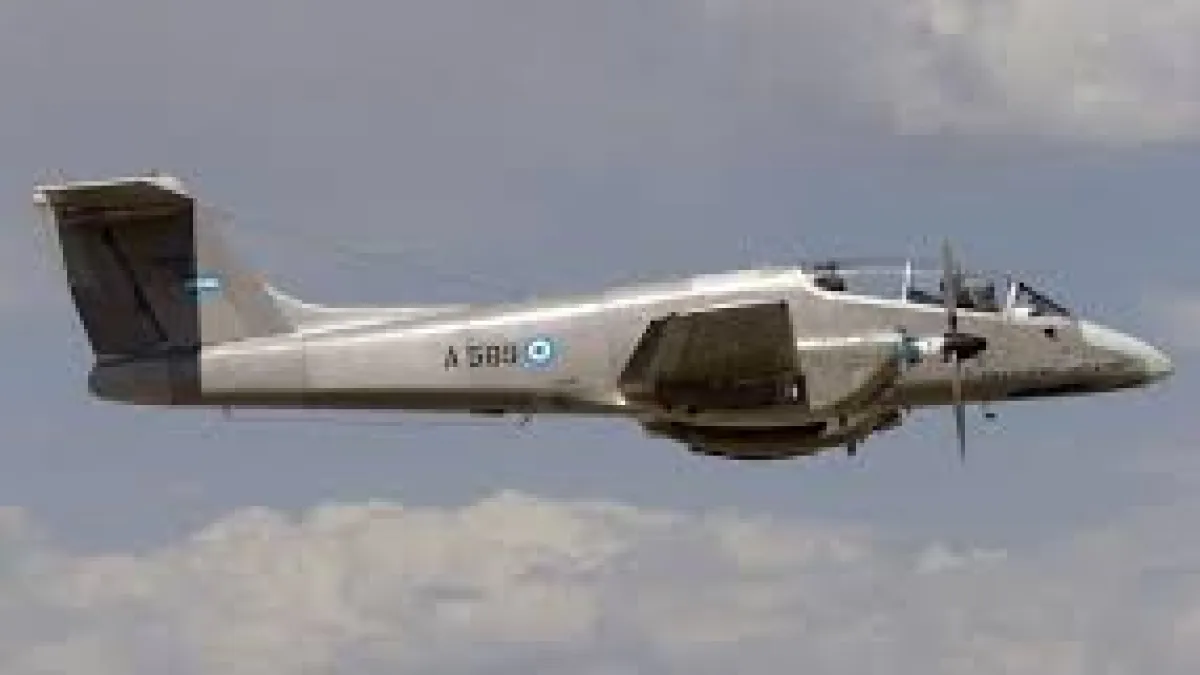 Se estrelló un avión de la Fuerza Aérea en el sur de Córdoba y murió un piloto