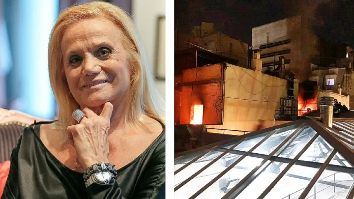 Imágenes impactantes: Así quedó el departamento de Elsa Serrano tras el incendio