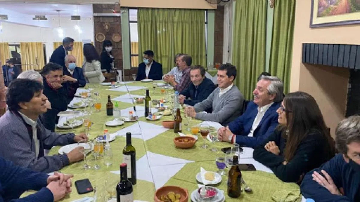 Alberto Fernández despidió a Maradona en la Casa Rosada