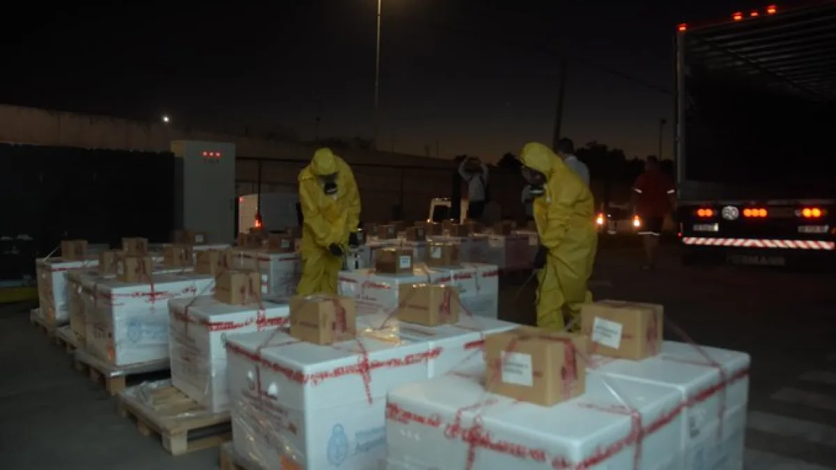Coronavirus: Córdoba recibió la segunda tanda de vacunas