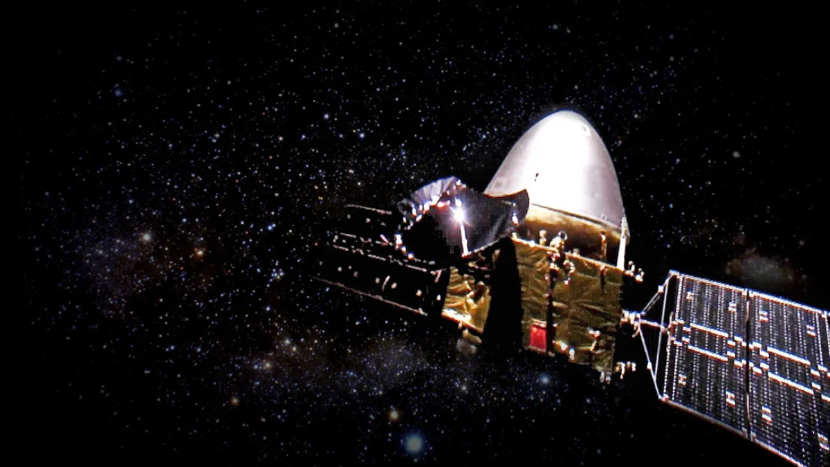 La sonda china Tianwen-1 se insertó en la órbita de Marte