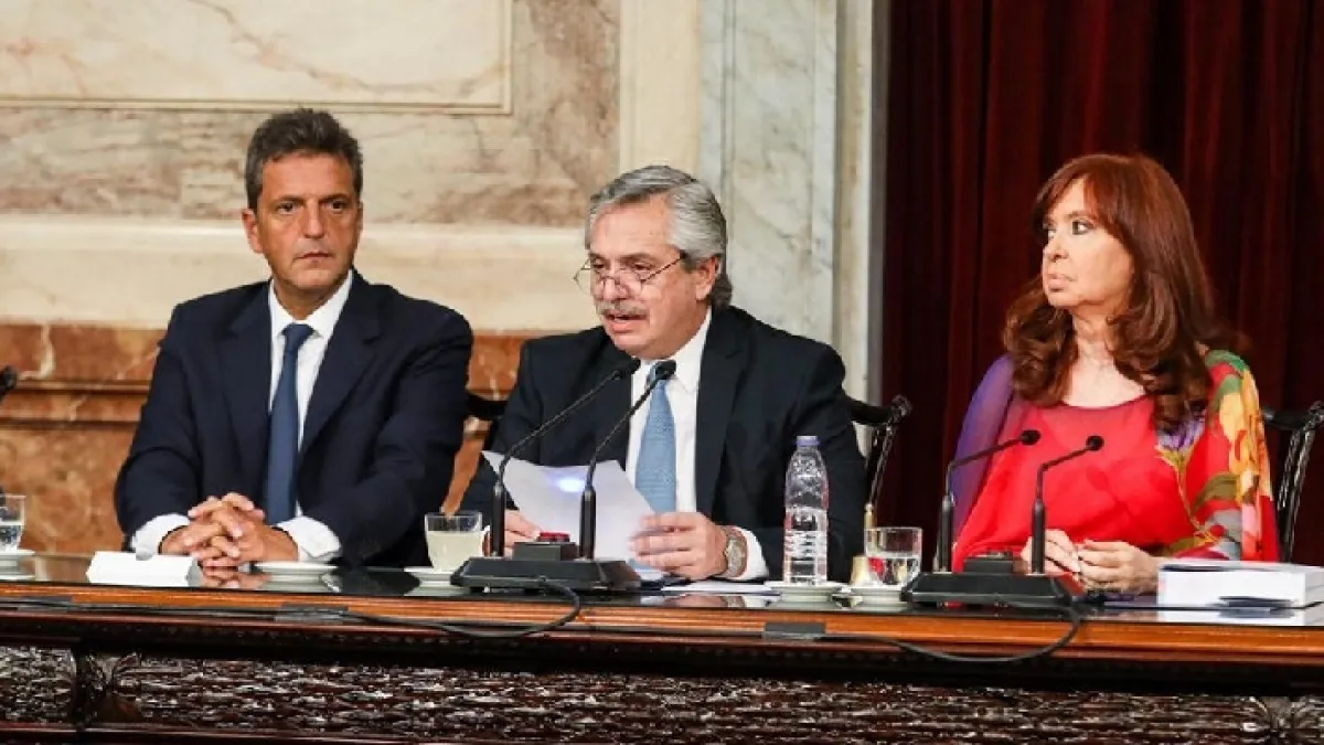 Alberto Fernández inicia las sesiones del Congreso de la Nación