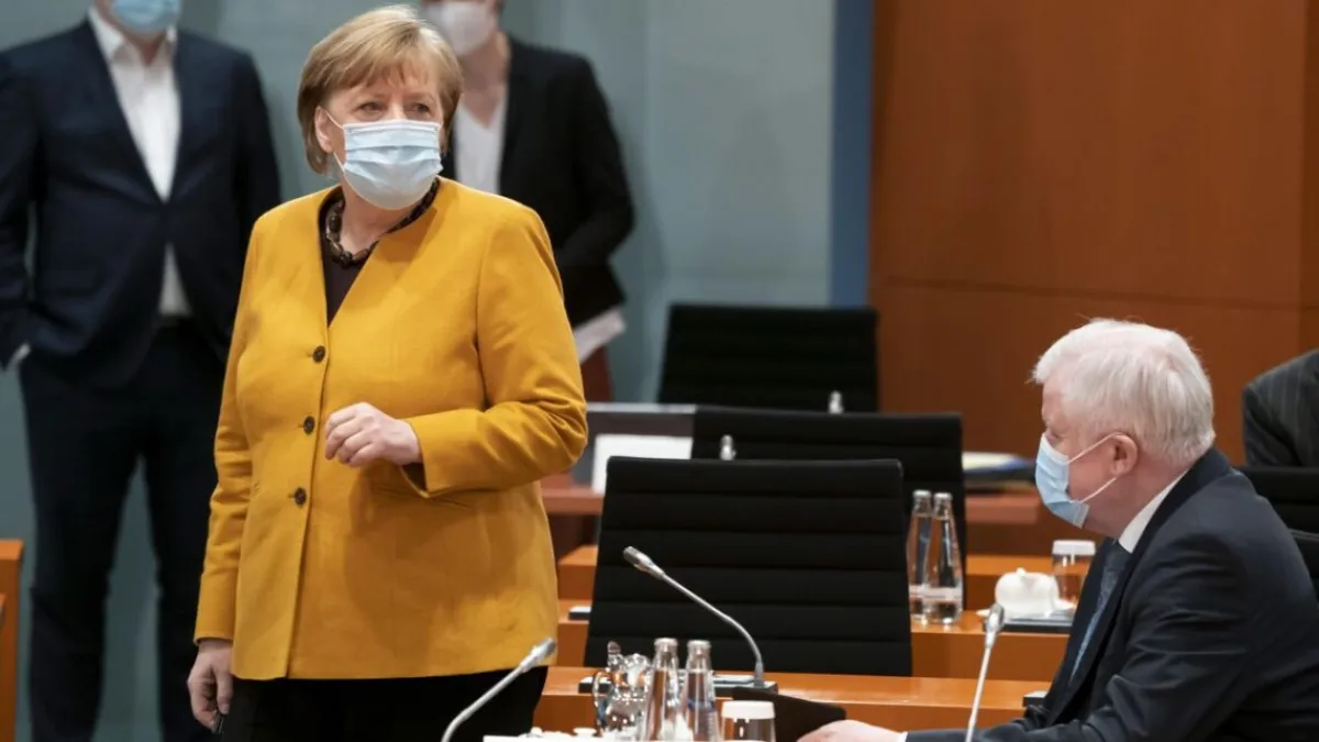 Merkel dio marcha atrás con el confinamiento estricto para Semana Santa