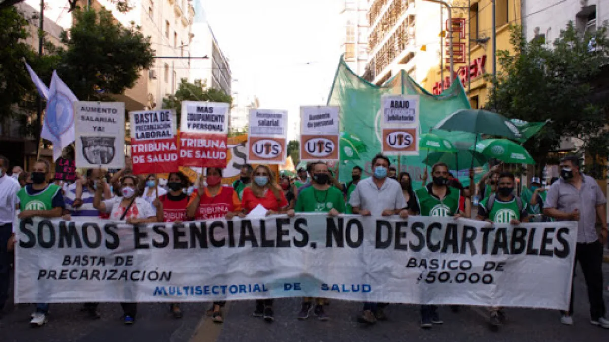 Personal de la Salud anunció un paro total para el jueves