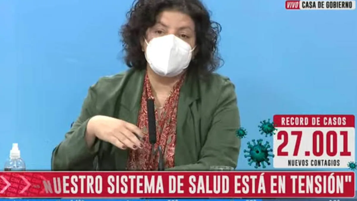 Vizzotti alertó que el país se encuentra en "un momento crítico"