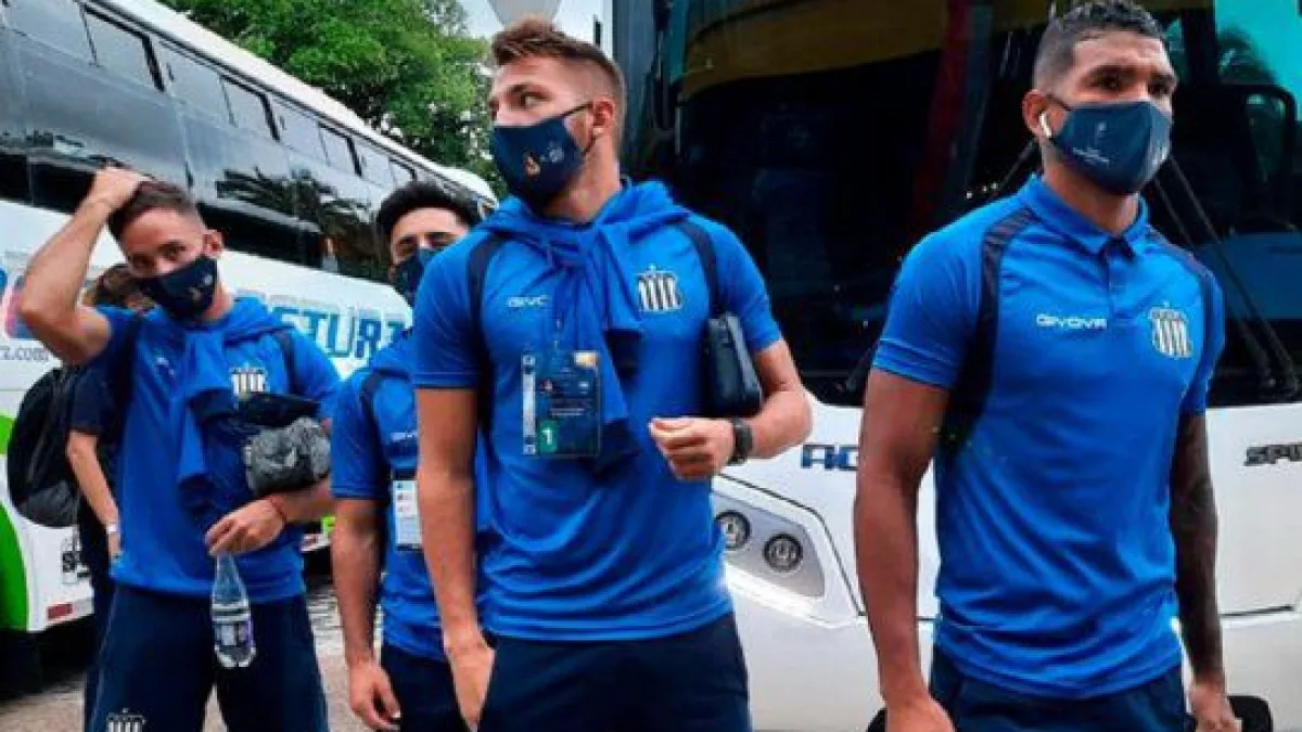El plantel de Talleres quedó varado en Colombia
