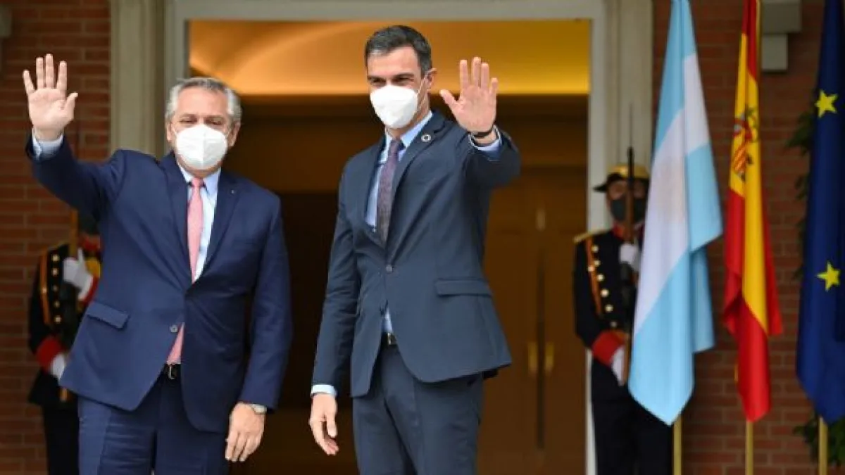 Alberto Fernández se reunió con Pedro Sánchez y anunció un acuerdo estratégico