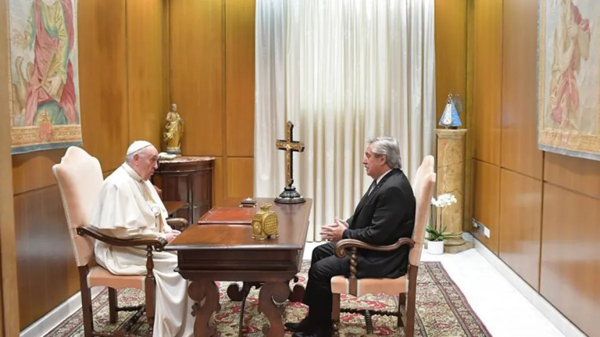 El Presidente se reunió con el papa Francisco