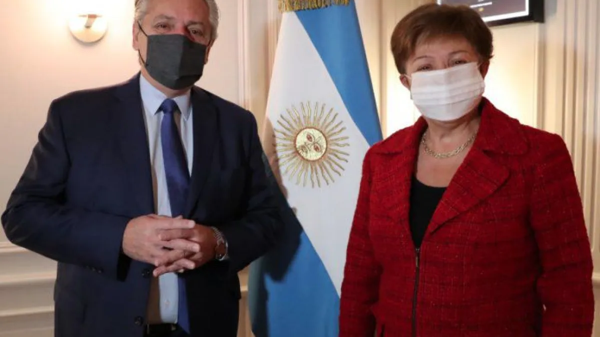 Alberto Fernández se reunió con Kristalina Georgieva en Roma