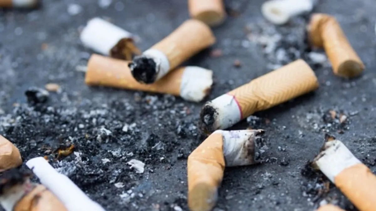 Prohíben tirar colillas de cigarrillo en la vía pública