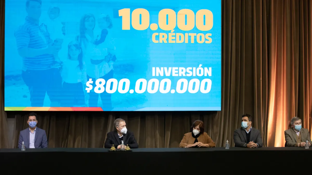 La Provincia presentó el programa de créditos "Más Vida Digna"