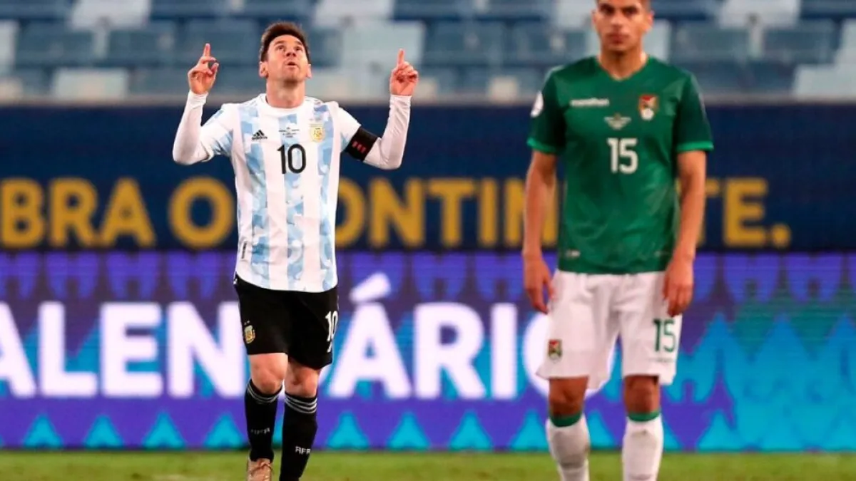 Argentina goleó 4-1 a Bolivia y el sábado enfrentará a Ecuador