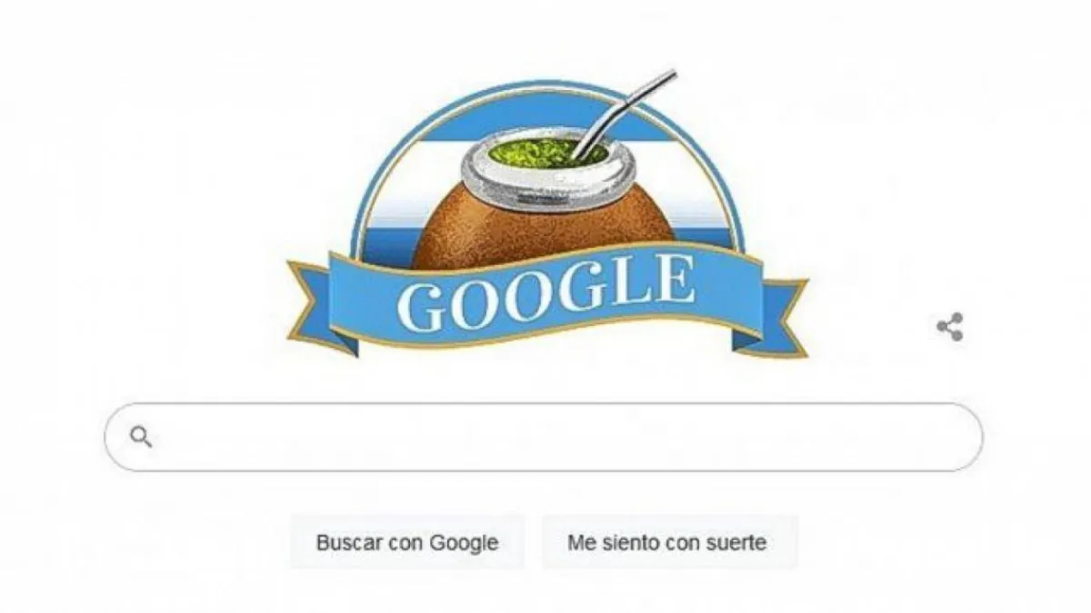 Google celebra el Día de la Independencia de Argentina con un doodle