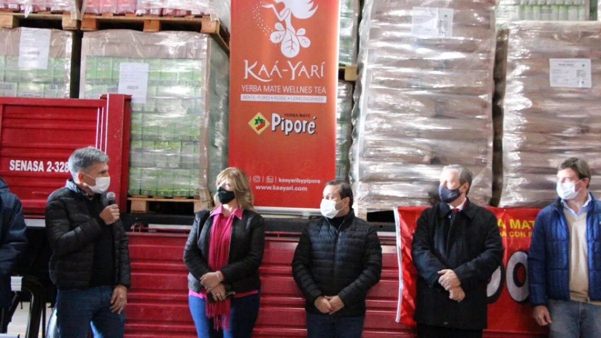 Concretan la primera exportación de yerba mate a la India