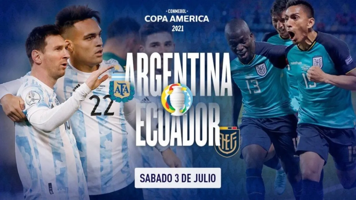 Copa América: Argentina enfrenta a Ecuador por los cuartos de final