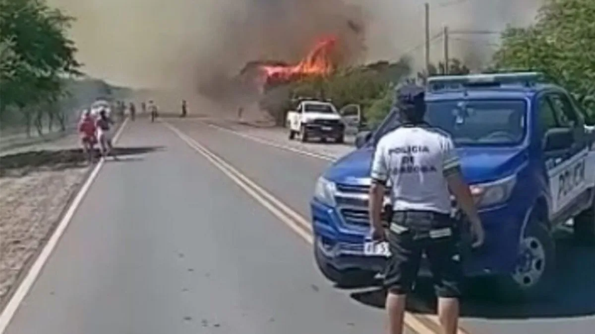 Dos detenidos por el incendio en San Marcos Sierras