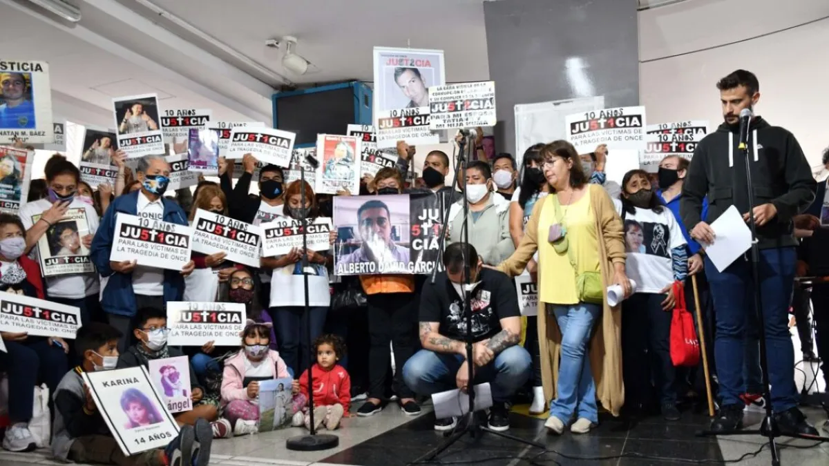 A diez años de la tragedia de Once, familiares de víctimas renovaron el reclamo de justicia