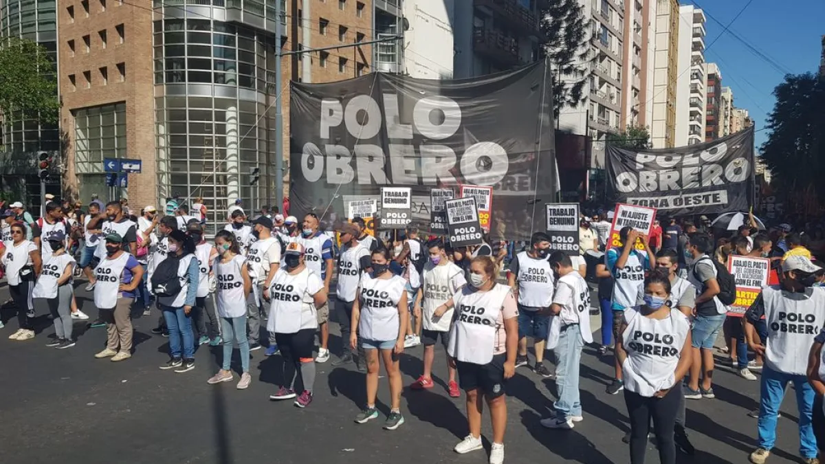 Jornada de protestas del Polo Obrero en la ciudad