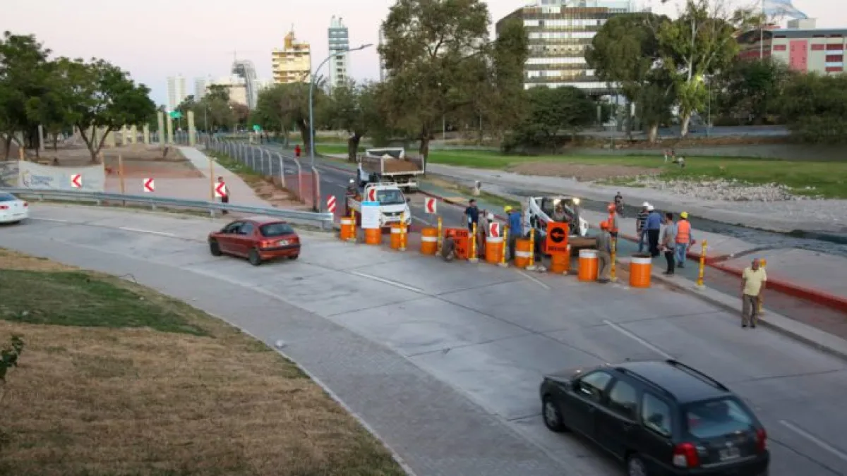Cortan Costanera Norte por obra en Parque Las Heras