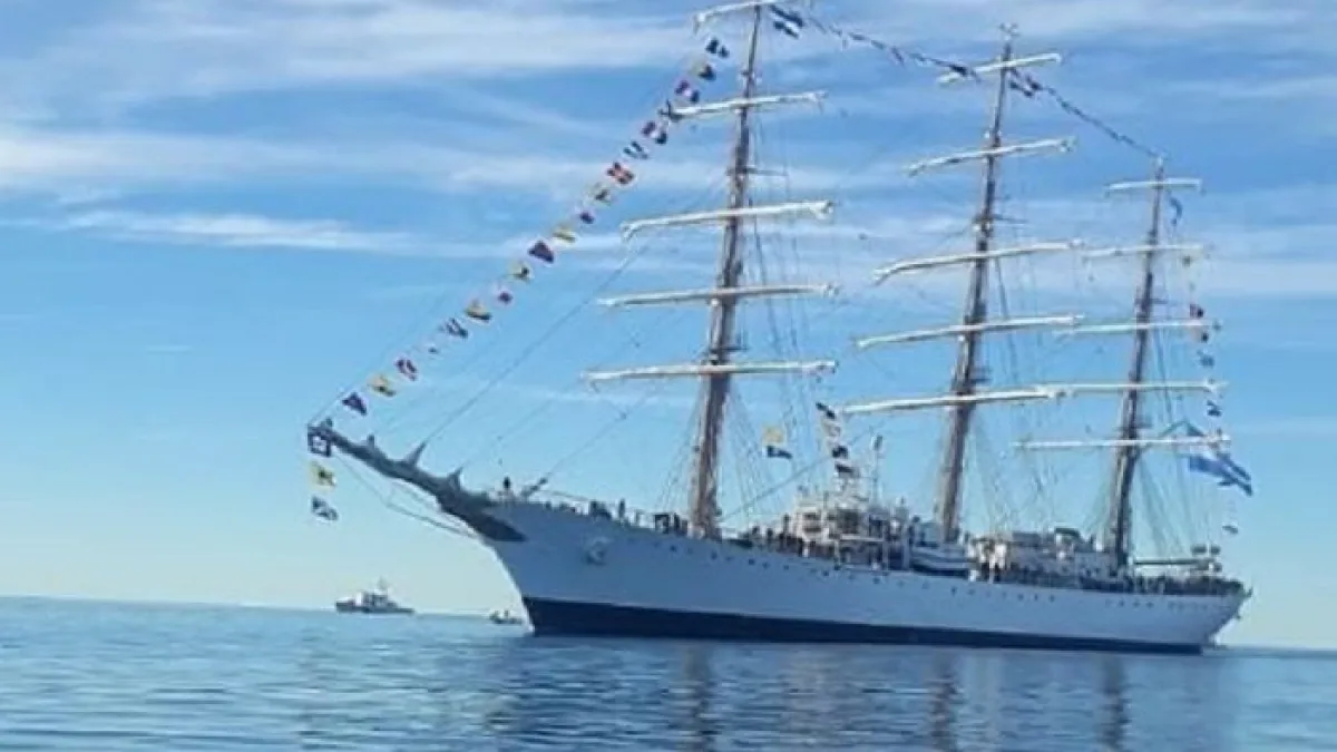 La Fragata Libertad recibe la orden de zarpada para un nuevo viaje de instrucción