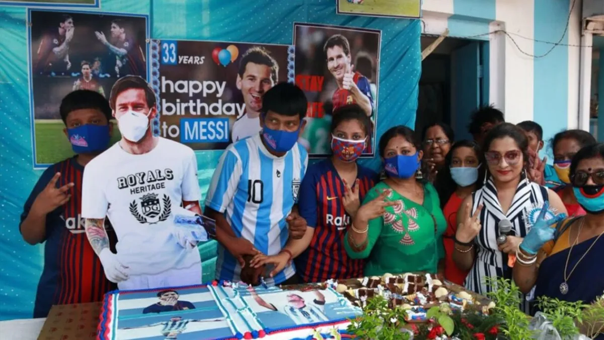 En la India festejan el cumpleaños de Messi