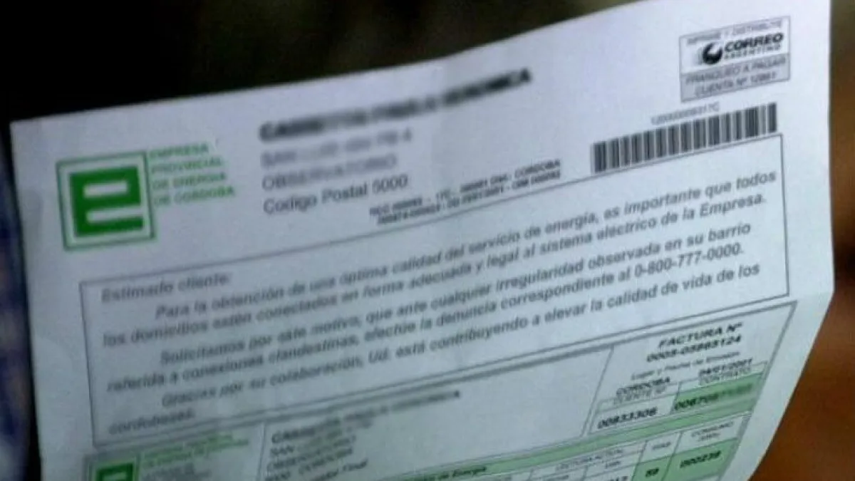 Tarifas: el 42% de los hogares cordobeses no completó el formulario para mantener el subsidio