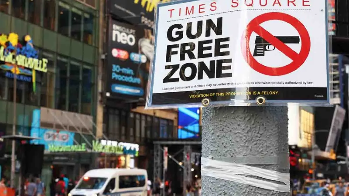Nueva York declaró a Times Square como zona libre de armas