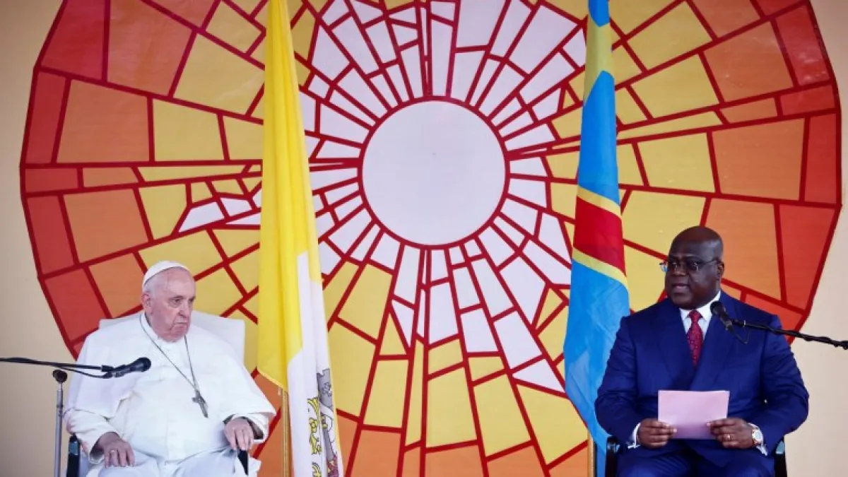 El papa Francisco llegó al Congo y denunció el "colonialismo económico"