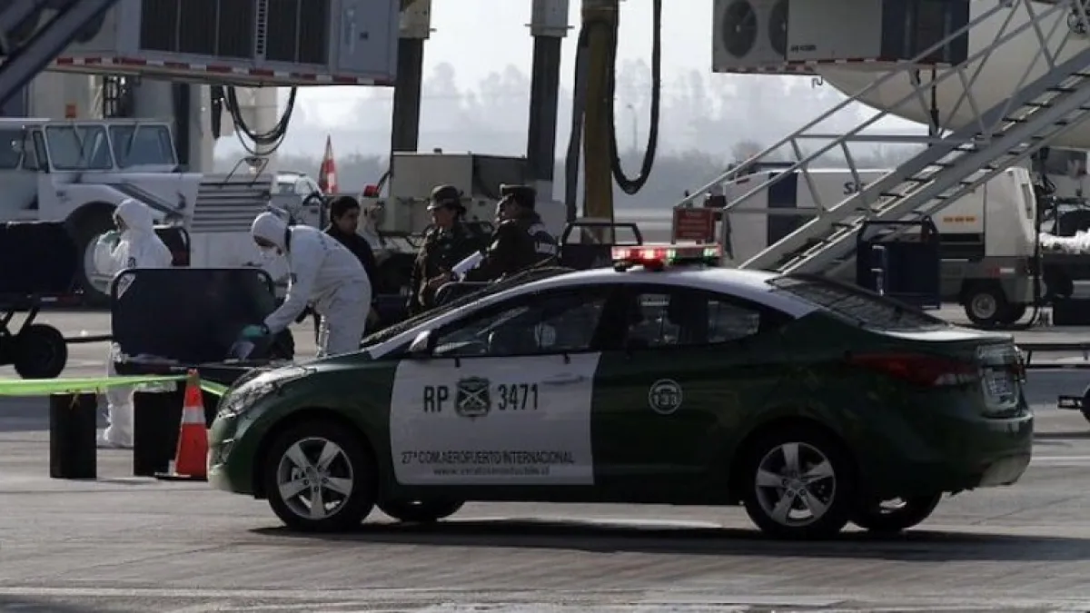 Un asalto y tiroteo en el aeropuerto de Santiago de Chile dejó dos muertos