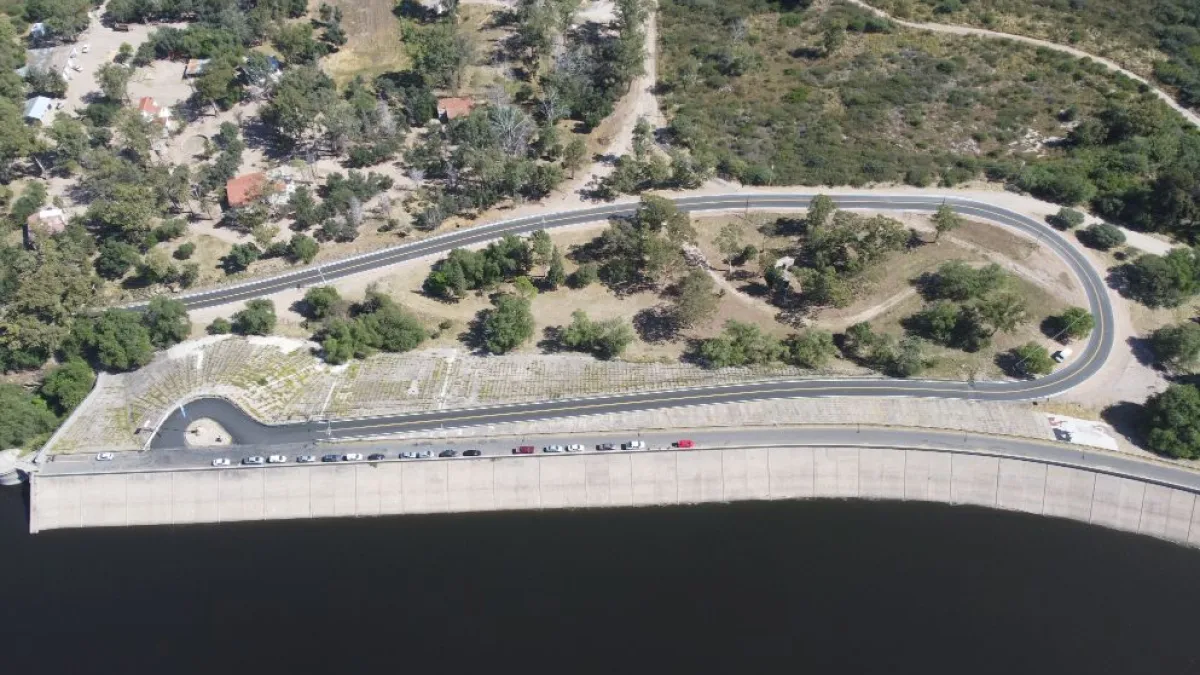 Rehabilitaron el camino de acceso al dique Cruz del Eje