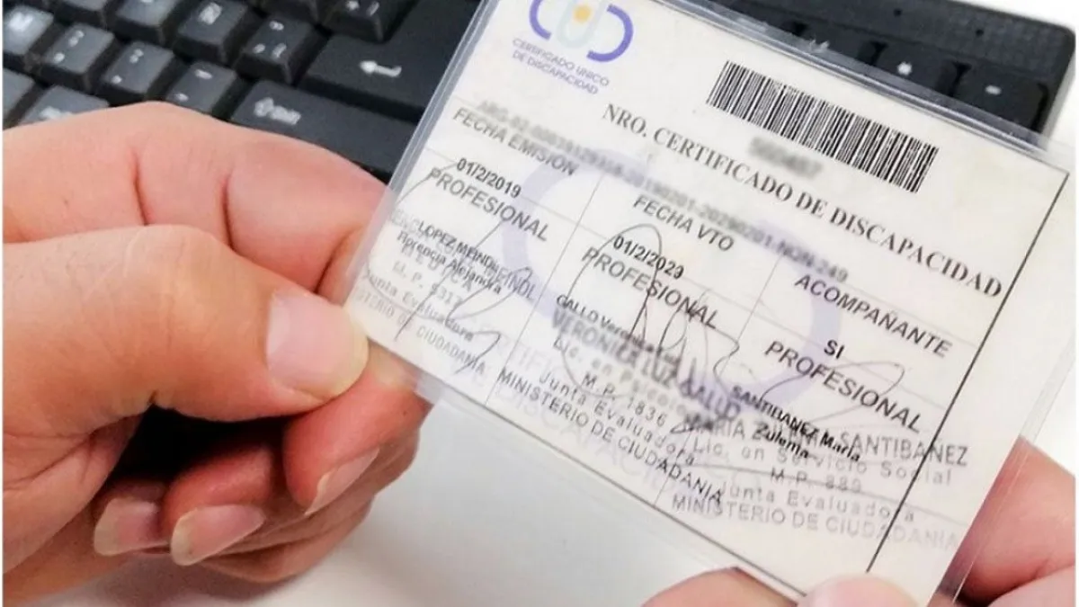 Confirman cambios en el Certificado Único de Discapacidad