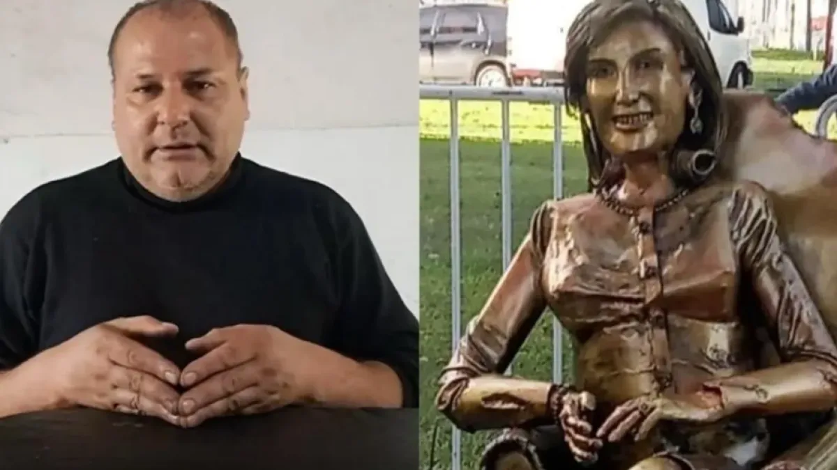 El escultor de la estatua de Mirtha Legrand dijo que "no es un improvisado"